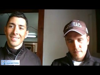 Reconnaissance du CLM Embrun-Chorges Ag2r - Rinaldo Nocentini et Mattéo Montaguti