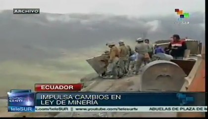 Pdte. Correa impulsa reforma a Ley de Minería