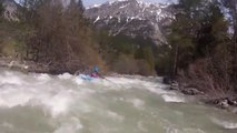 Kayak Clarée, légère crue - part 1