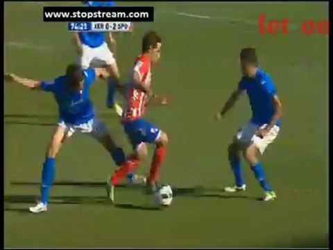 Xerez 0-2 Sporting (Gol de Casquero) LIGA ADELANTE