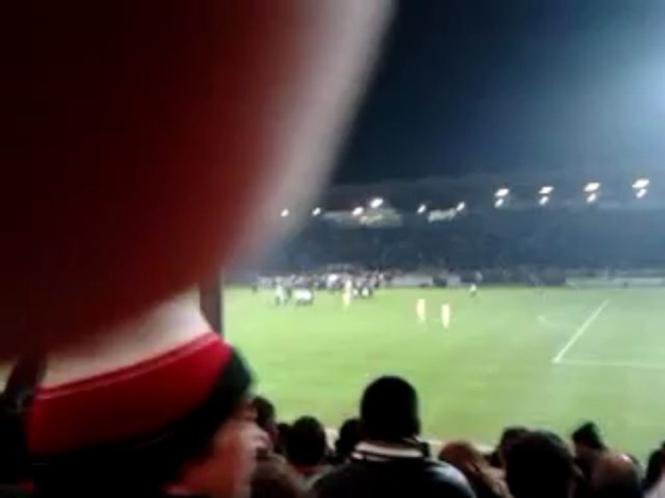 MATCH DE FOOT ANGERS/NANTES TRIBUNE SAINT LEONARD AMBIANCE