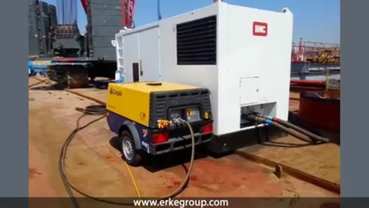 ERKE Dış Ticaret ltd., IHC S-280 Hydraulic Hammer & CompAir C-30 Diesel Portable Compressor - STFA