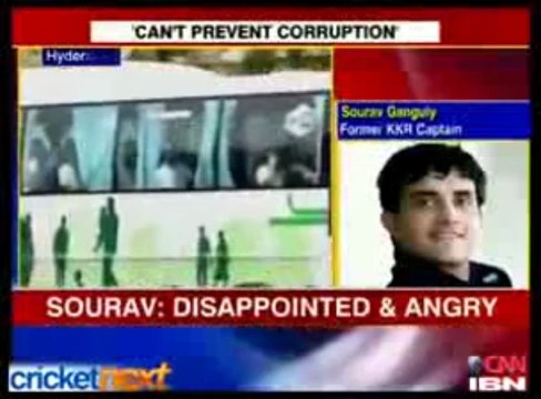 Angry Sourav Ganguly Lashes out at Sreesanth & involved in Spot Fixing in Indian Premier League