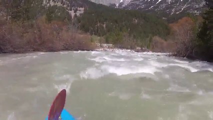 Kayak Clarée toujours en légère crue - Part 2