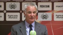 Conférence de presse AS Monaco FC - Le Mans FC : Claudio RANIERI (ASM) - Régis BEUNARDEAU (LEMANS) - saison 2012/2013