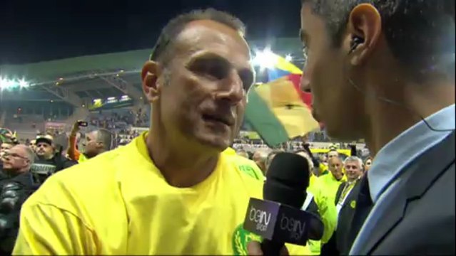 Conférence de presse FC Nantes - CS Sedan : Michel DER ZAKARIAN (FCN) - Laurent GUYOT (CSSA) - saison 2012/2013