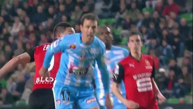 But Mevlut ERDING (45ème +2) - Stade Rennais FC - AC Ajaccio (1-1) - saison 2012/2013
