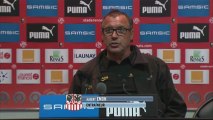 Conférence de presse Stade Rennais FC - AC Ajaccio : Frédéric  ANTONETTI (SRFC) - Albert EMON (ACA) - saison 2012/2013