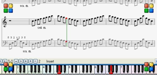 PİYANO  DERSİ  -  Do  Majör  Gamı - ( 0543 232 91 22 : Taci Hoca )