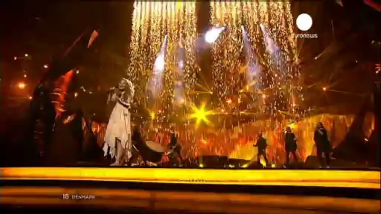 Eurovision'da Danimarka mutlu sona ulaştı