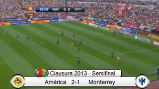 América 2-1 Monterrey Semifinal Vuelta, Liga MX Clausura 2013