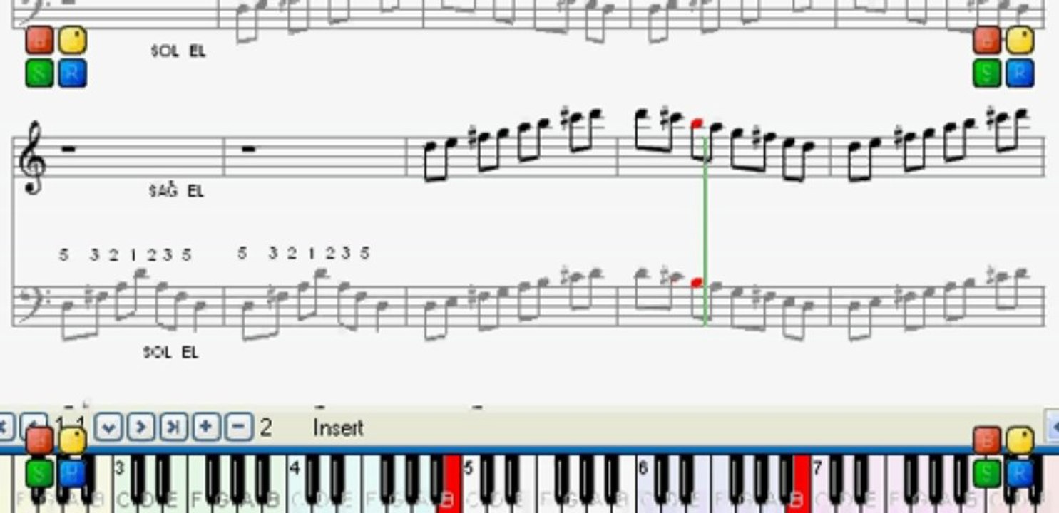 PİYANO  DERSİ  -  Re  Majör  Gamı - ( 0543 232 91 22 : Taci Hoca )