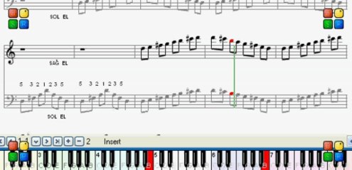 PİYANO  DERSİ  -  Re  Majör  Gamı - ( 0543 232 91 22 : Taci Hoca )