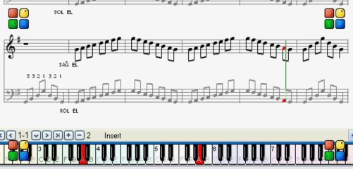 PİYANO  DERSİ  -  Sol  Majör  Gamı - ( 0543 232 91 22 : Taci Hoca )