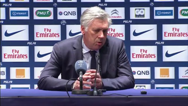Conférence de presse Paris Saint-Germain - Stade Brestois 29 : Carlo ANCELOTTI (PSG) - (SB29) - saison 2012/2013