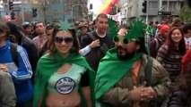 Chileans march for marijuana legalisation