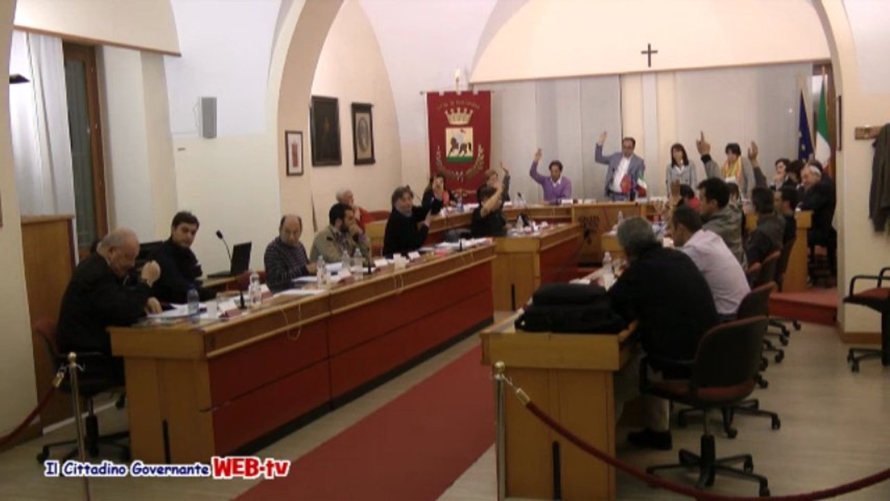 Consiglio comunale 13 maggio 2013 Punto 4 piano integrato via Cupa votazioni