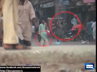 Exclusive footage of Firing in Lyari Karachi