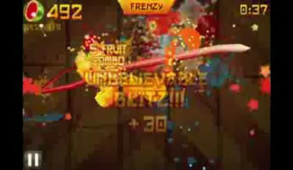 OVER 1000!!! - HIGH SCORE - Fruit Ninja ARCADE Mode - NO SLOW MOTION _ NO HACKS - HD 1080p