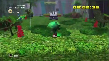 Sonic Adventure 2 Battle - Dark - Shadow : White Jungle - Mission 1 : Traverse la jungle en 10 minutes !