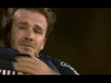 les larmes de David Beckham  BYE BYE BECKS
