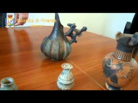 Roma - Sequestrati reperti archeologici (18.05.13)