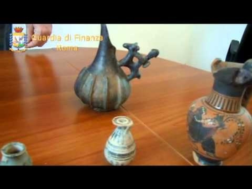 Roma - Sequestrati reperti archeologici (18.05.13)