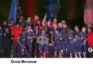 David Beckham ému aux larmes pour son dernier match