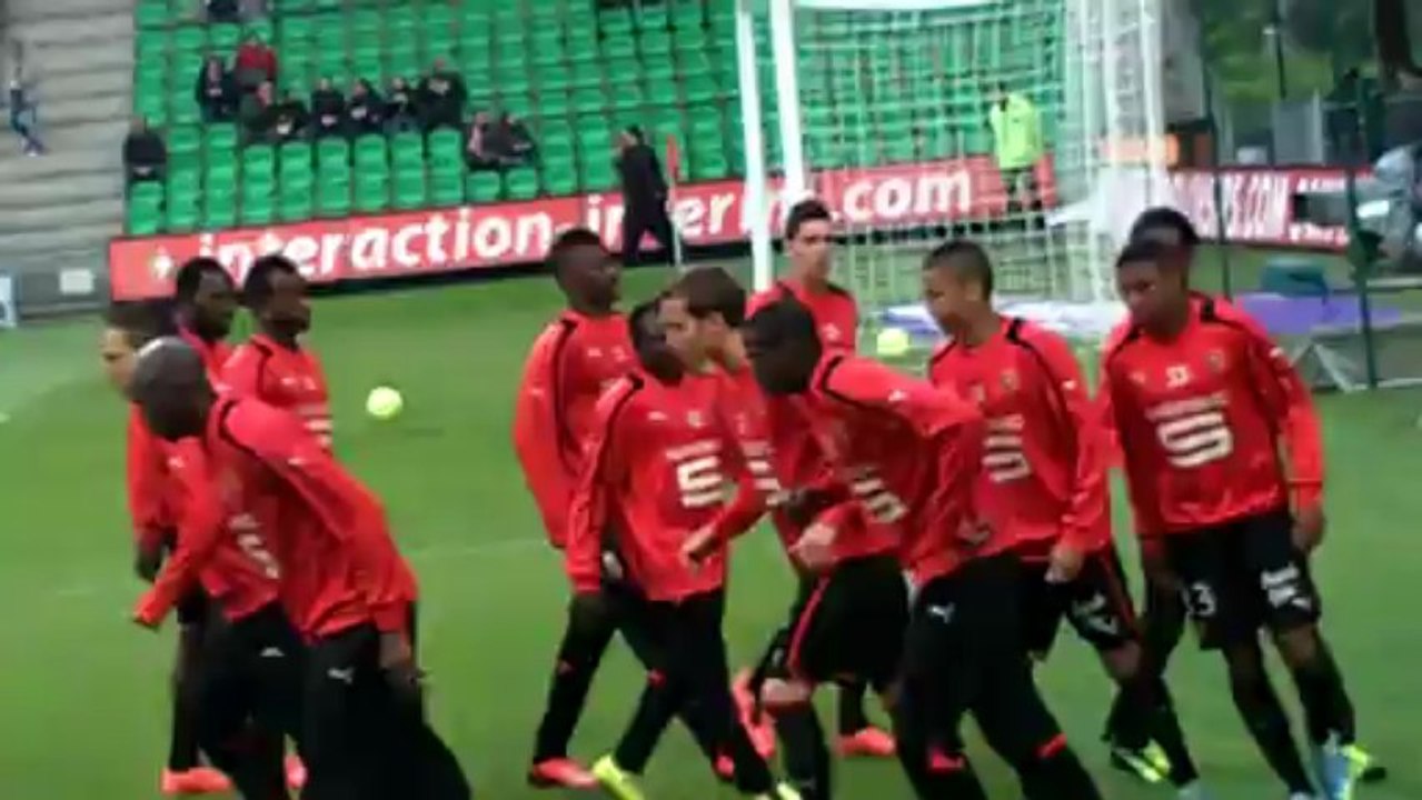18/05/13 : SRFC-ACA : échauffement 2
