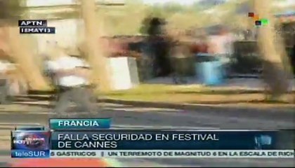 Sujeto armado es detenido en Festival de Cine de Cannes