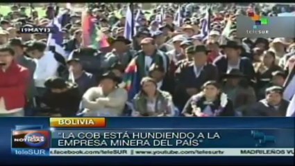 Huelga de COB afecta a la empresa minera: Evo Morales