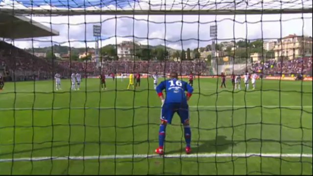 But Dario CVITANICH (47ème pen) - OGC Nice - Olympique Lyonnais (1-1) - saison 2012/2013