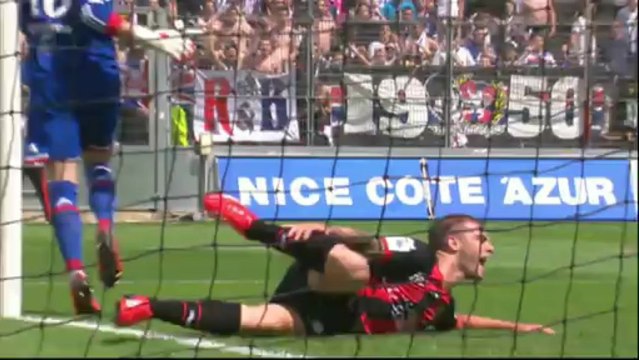 OGC Nice (OGCN) - Olympique Lyonnais (OL) Le résumé du match (37ème journée) - saison 2012/2013