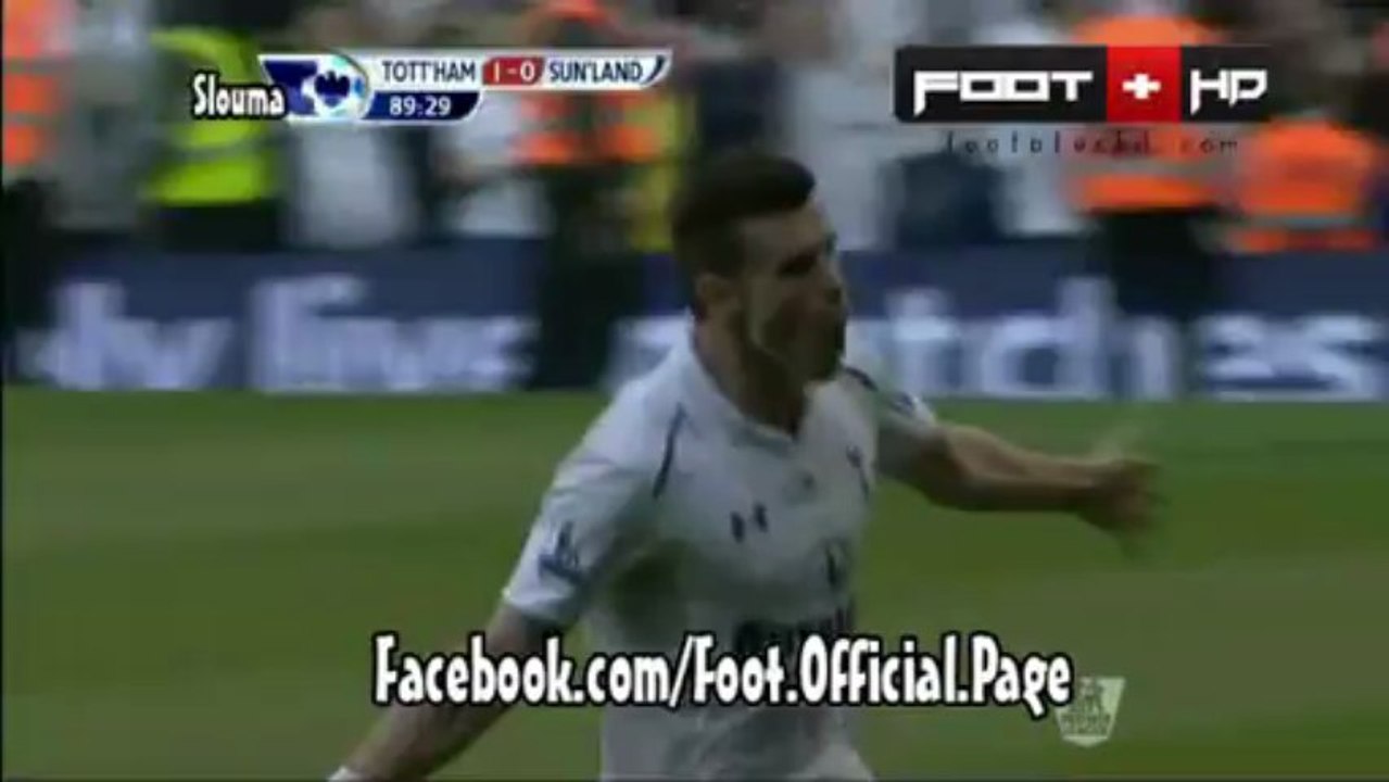 Tottenham 1 - 0 Sunderland # Super Goal Gareth Bale