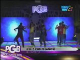 PGB Cinthya Uvita Canta el Tema Gracias 03 09 2012