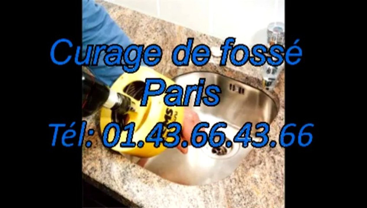 Curage de fossé paris Tél: 01.43.66.43.66