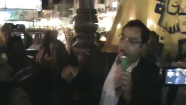 زياد العليمى يعلن تمرده بميدان الأربعين بالسويس