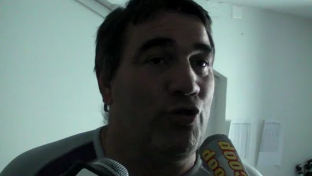 Rugby Fédérale1 - Franck Maréchal réagit après USB - Lille (demi-finale aller)