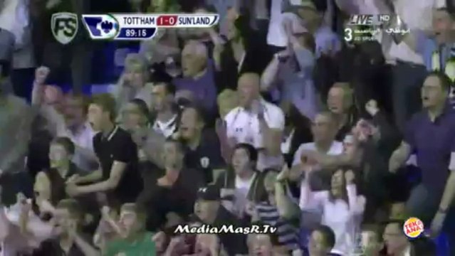 هدف مباراة توتنهام 1-0 سندرلاند - هدف خرافي لجاريث بيل 19/5/2013
