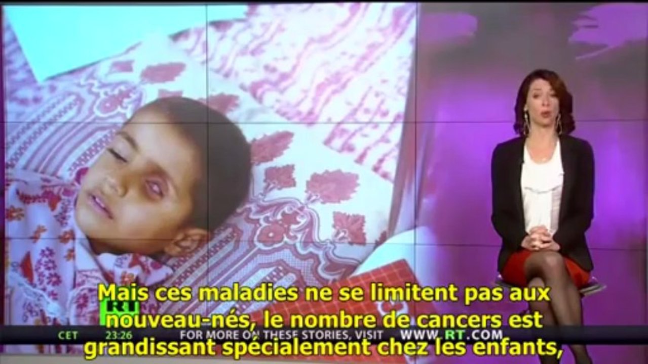 Internationale Abby Martin 042213 Uranium appauvri en Irak des générations détruites pour des millions d’années trad Cpt Anderson