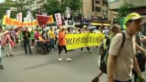 Taiwan protesters blast nuclear power