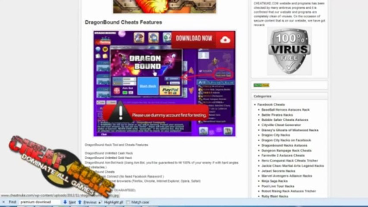 Hack for Dragonbound