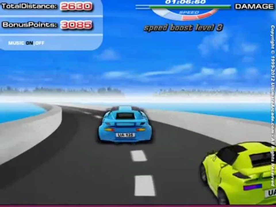 Extreme Racing - Jeu de course en ligne à FunHost.Net/extremeracing