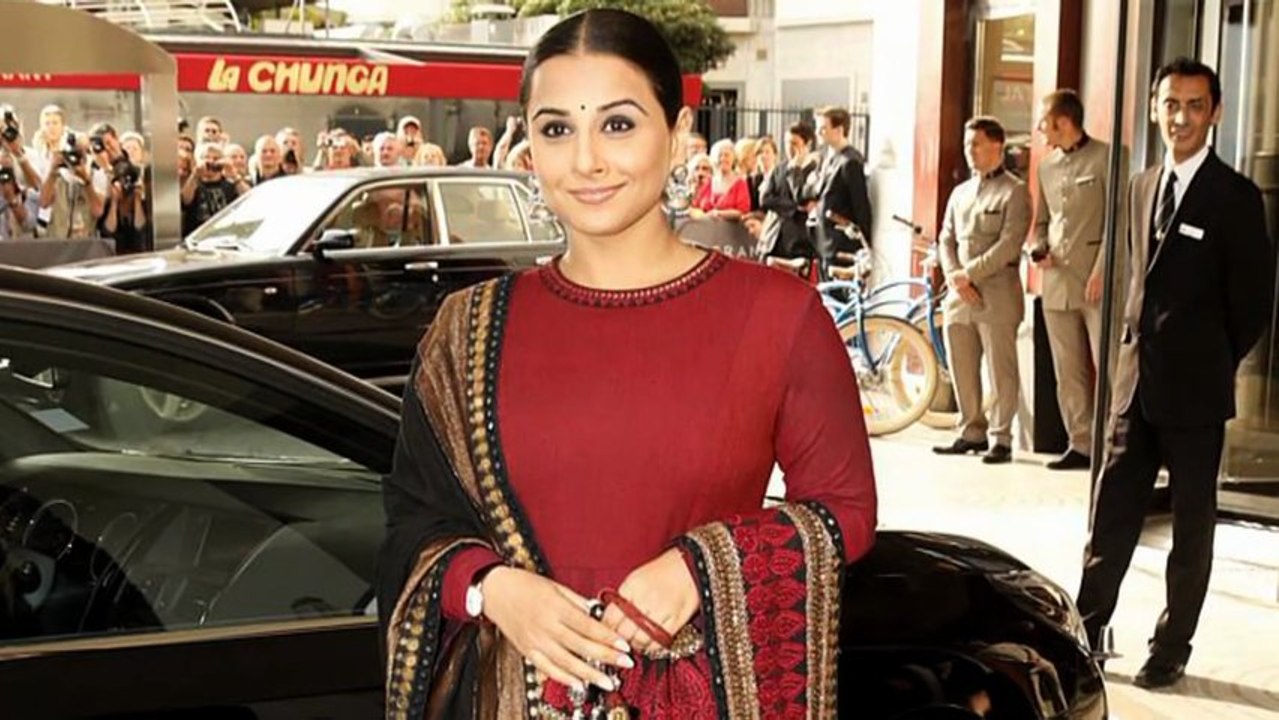 Vidya Balan Copies Aishwarya Rai Bachchan - Cannes 2013
