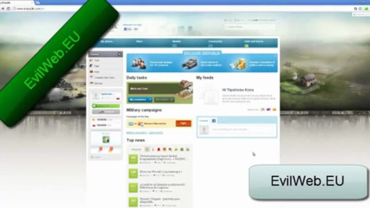 eRepublik Gold and Cash Hack Free Download