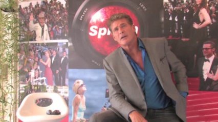 David Hasselhoff fait la promotion de Killing Hasselhoff à Cannes