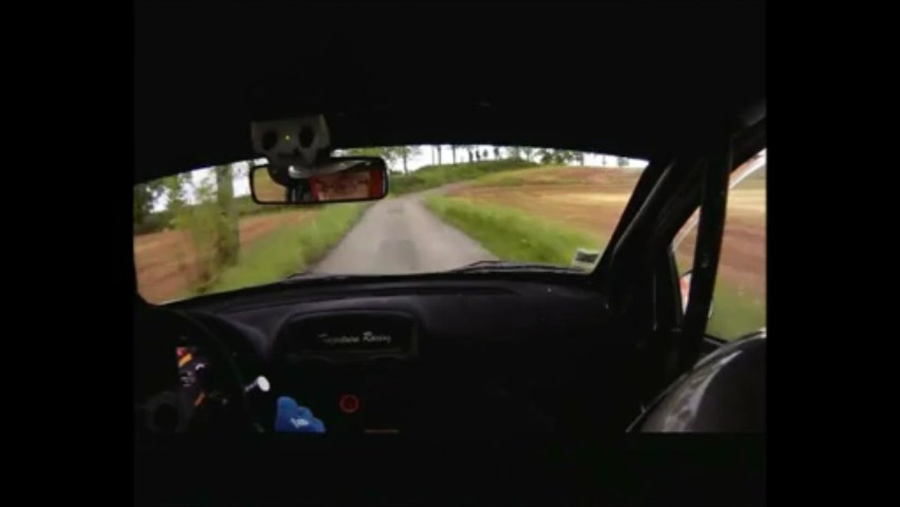 Christophe et Aurélie Monnin ES3 Rallye de Chambost-Longessaigne 2013