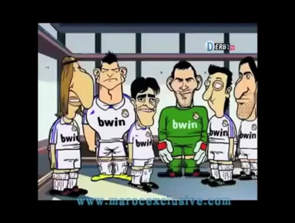 فيديو نهافات مغاربة .. كاريكاتير ريال مدريد