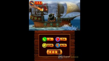 Soluce Donkey Kong Country Returns 3D : 2-3 Jetée de la Fusée
