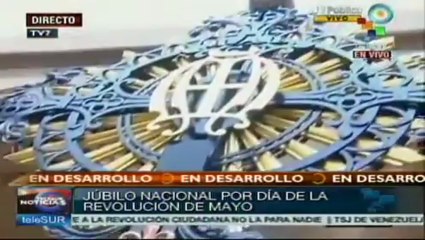 Presidenta Fernández encabeza celebraciones del 25 de Mayo